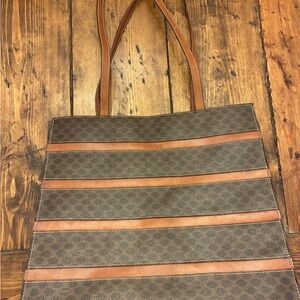 Celine Men's Bag in Brown and Tan